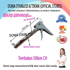 Tembakan silikon CH untuk mendorong keluar isi lem sealent/silikon