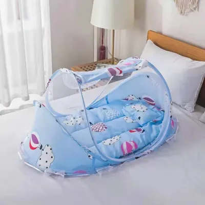 **Malaysia Seller** 3in1 Baby Bed kelambu baby + tilam baby + bantal baby with pillow and mattress baby net bed TILAM BUAIAN