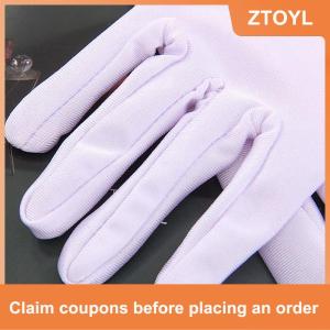 【ZTOYL】 ถุงมือผู้หญิงสำหรับฤดูร้อนครีมกันแดดถุงมือขับรถผ้าฝ้ายบางสีทึบกันลื่นระบายอากาศ