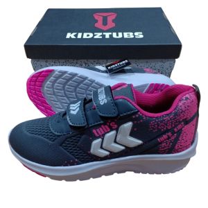 Sepatu Sekolah Anak Perempuan Warna Hitam Ping Perekat Usia PAUD TK SD SMP-KIDZTUBS1642