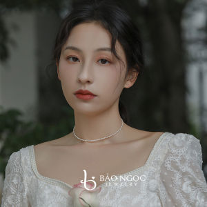 Vòng Cổ Ngọc Trai Hạt Gạo 4 - 5Ly Vòng Cổ Choker Ngọc Trai Thật Vòng Ngọc Trai Nhí Tự Nhiên - Bảo Ngọc Jewelry