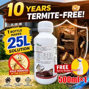 ✨Whole Nest Kill✨Bukbok Killer for Wood Spary 500ml Mix 25L Water Easy Apply Hidden Termite Remover Low-Toxic SAFE FOR FAMILY & PETS