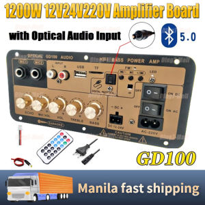 GD100 Bluetooth Amplifier Board With Optical Audio Input Hifi Karaoke Amplifier Home/Car Amplifier Board