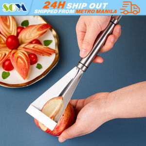 Triangle Fruit Carving Fruit Platter Artifact Triangle Vegetable Nonslip Carving Blade Kitchen Tool Stainless Steel Triangle Fruit Carving Knife Fruit Platter Artifact Triangle Vegetable Cutter Non-Slip Diy Decor Kitchen Tools