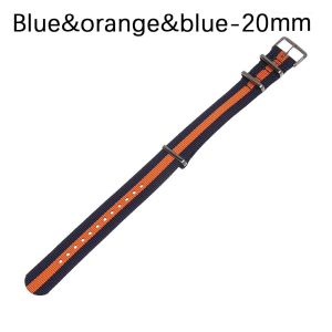 SENATOR SHINY29SE1 18 20 22 mm Fashion Sport Adjustable Nylon Weaving Bracelet Replacement Watch Strap Loop Watchband