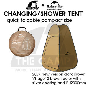 Naturehike Quick Changing Shower Tent Bathroom Portable Toilet Outdoor Camping Flysheet Tarp Peg Rope NH17Z002-P