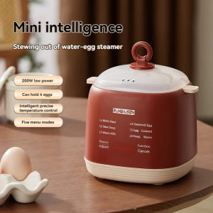 Multi-function Egg SteamerIntelligent Egg CookerAutomatic Small Electric PotCeramic Multi-functional Household Water Stew