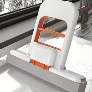 CÂY LAU ĐA NĂNG TỰ VẮT THÔNG MINH - Chổi Lau Bàn Bếp Mini Lau Kính Phòng Tắm Xe Hơi - Siêu Hút Nước - Tặng 2 Miếng L