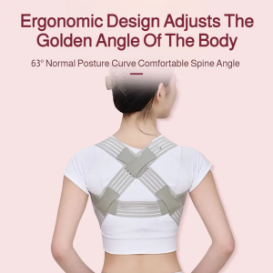 Student Teenagers Open Shoulder Invisible Spine Back Straightening Belt Posture Hunchback Belt