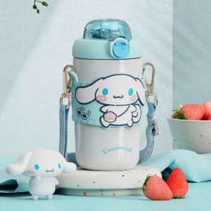 กระติกน้ำเก็บอุณหภูมิ หลอดเด้ง Sanrio ลิขสิทธิ์แท้ 380ml. สแตนเลส316 Vacuum Tumbler | Bluerubystore