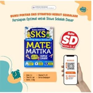 Buku SD Pintar Sistem Kebut Semalam Strategi MATEMATIKA SD-MI kelas 3 4 5 6 SD Terbaru