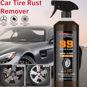 Car Tire Rust Remover Wheel Iron Remover Iron Out Rust Stain Cleaner Dust Edge Rust Prevention Wheel Hub Yellowing Cleaning