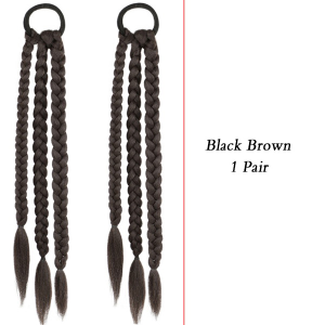 High quality flat angle braided wig elastic headband style flat angle braided headband heat-resistant synthetic hair cool and fashionable multifunctional fashion easy to wear and not easy to scatter boxing braids Easy to Wear Not Easy to Fall off
