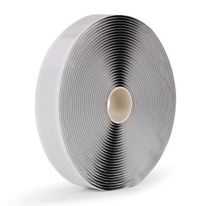 LLPT Butyl Tape White 1 Inch x 33Ft Tight Seal for Leak Proof EPDM RV Repair Window Glass Boat Sealing Roof Patching(WST233)