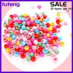fufeng Đáng yêu hạt kẹp tóc cho cô gái kẹo màu sắc nhựa mini tóc Clips barrette