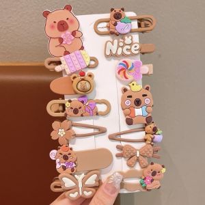 ED - 14PCS / SET JEPITAN RAMBUT ANAK STYLE KARTUN KAPIBARA LUCU / HAIRCLIP CAPYBARA FASHION ANAK