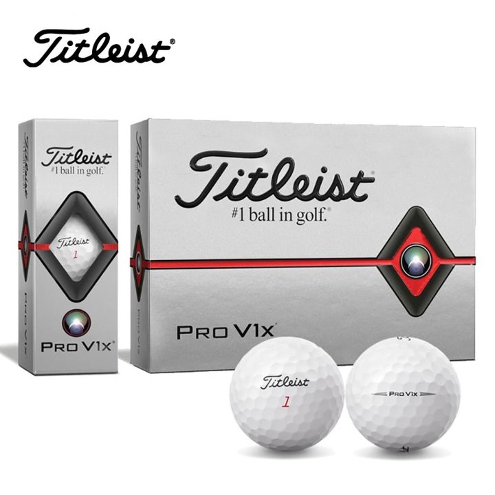 Titleist Golf Pro V1x Titeres Three-layer Four-layer Golf Ball [12 