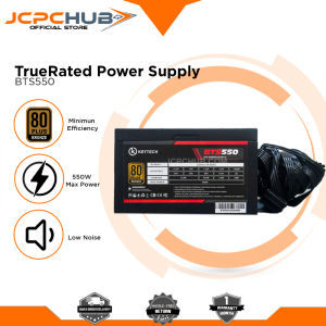 Keytech TrueRated Power Supply 80 Plus Bronze BTS550 550W PSU Power Supply Unit Brand New for Desktop PC PSU