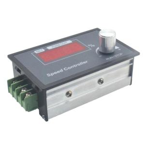 เครื่องควบคุมความเร็วความถี่ในการปรับได้หลาย Motor Listrik ลูกบิดเข้ารหัส6V ถึง48V เชื่อมต่อกับกลไกการระบายความร้อนที่มีประสิทธิภาพ