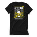 Kaos Pria Premium ATTITUDE - Baju Streetwear Tulisan Kata Bijak Motivasi Unisex Dewasa. 