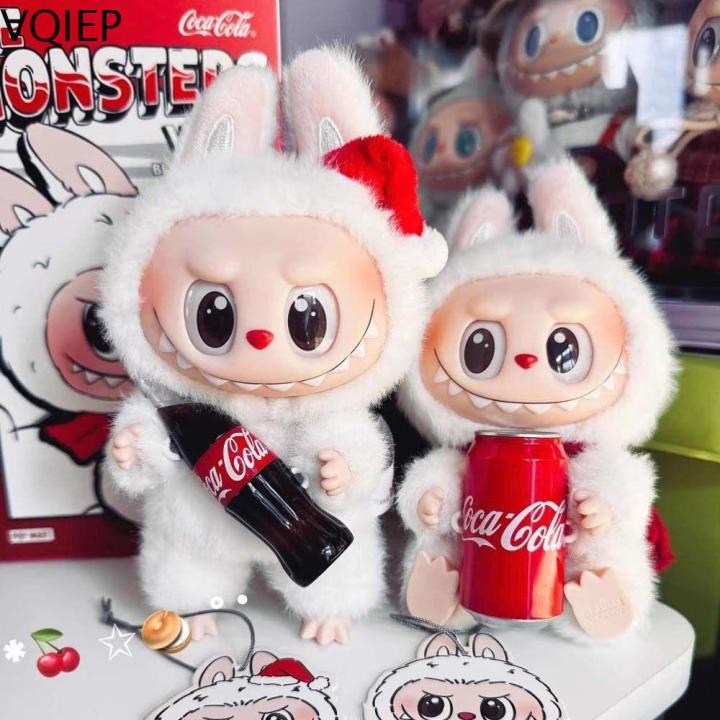 VQIEP Collectible Model Labubu Coca Cola Series Plush Doll Cartoon Keychain V1 V2 Sit Down 720x720q80