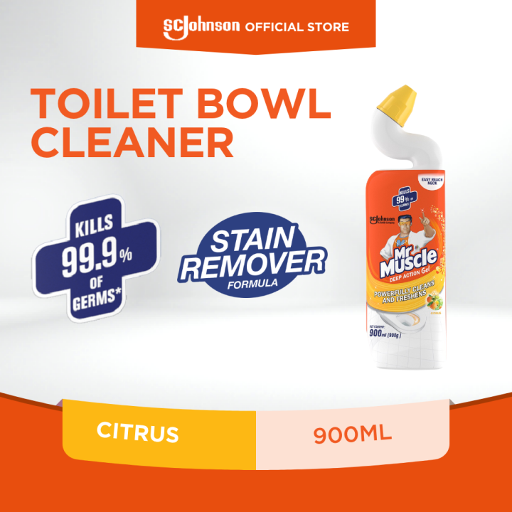 Mr. Muscle Toilet Bowl Cleaner 900ml Citrus Lazada PH