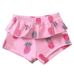Girl Swim Trunks Ruffled Swim Shorts Cartoon Children Swim Shorts Boardshorts Toddler Girl Swimming Trunks for Training