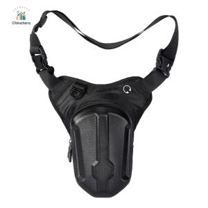 Motorcycle Drop Leg Side Bag Hard Shell Outdoor Casual Waist Bag Waterproof Multifunctional Mobile Phone Purse for Riding Cycling