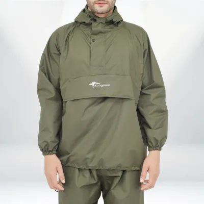 KANGAROO RAINCOAT Jas Hujan Kangguru Anti Rembes Premium Mantel Pria Dewasa Kanguru Diora Jaz Hujan Wanita Jas Ujan Setelan Kanguru Twins