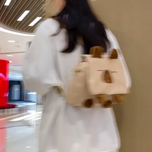 JOYNCLEON Túi trẻ em capybara Ba lô cặp sách thời trang Cặp học sinh sinh viên hoạt hình giản dị Túi Túi Đeo Vai Túi đeo chéo dễ thương