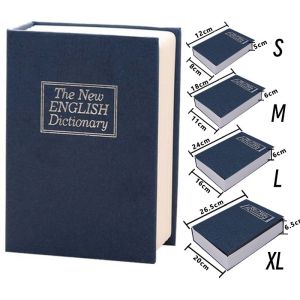 SG RumahHome® Safety Book Box Security Safety Lock Jewelry Storage Box Money Box Cash Box Gift