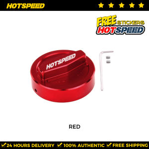 HOTSPEED Gas Tank Cap Cover V2 Fuel Tank Cover Full CNC 65mm Universal With Sticker For Yamaha Aerox
