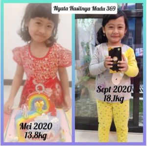 (Paket 2 pcs) PREMIUM! Madu 369 - Vitamin Anak Lahap Makan - Bikin Doyan Makan dan Berat Badan Naik (COD)