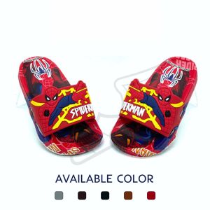 Sendal kokop Slip On Anak Motif Spiderman terkeren import bisa cod 1-7 thn
