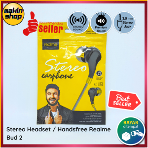 [ SUARA BAGUS !!!] Headset / Handsfree Realme Buds 2 Kualitas Bagus Suara Mantap Cocok Untuk Realme Samsung Oppo Vivo Xiaomi dll Bisa Bayar Di Tempat Makin Shop MS