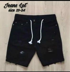 Celana Jeans Pendek Sobek BLITZ / Celana Jeans Pria / Celana Pendek Pria Jeans Model Sobek / Celana Jeans Denim - RPM Jeans