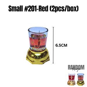 Jjasmine Gel Candle - 2pcs Chinese gel candle Yellow White & red color