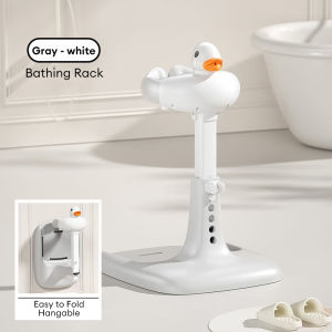 Salvo Adjustable Baby Bath Stand With Non-Slip Base & Vertical Armrest - Assisted Standing Training Holder For Infants 6 Months+