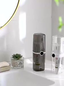 🌟SG STOCK🌟Portable Travel Toiletries Transparent Toothbrush Case Leak Proof Compact Bathroom Accessories for HDB Condo