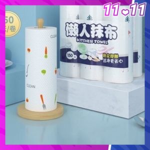 Reusable Household Washable Lazy Rag Disposable Thickened Kitchen Towel Wet & Dry Non-woven Non-stick Lazy Rag