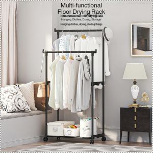 Shoe Rack Detachable Raise Drying Rack Multifunction Thickened Steel Pipe Long Skirt Economical and Practical