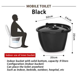 Goody Elderly toilet portable toilet seat pregnant movable toilet for adult toilet bowl Pregnant or Disabled Movable Toilet