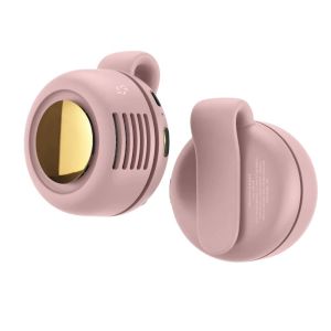 OKKFINE 3-Speed Adjustable Portable Silent Fan Lightweight Clip On Waist Clip Fan USB Rechargeable Mini Bladeless Fan for OutdoorOffice
