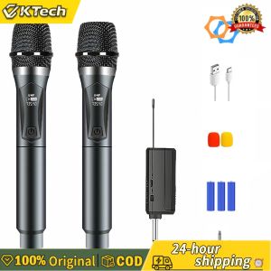 【Free Shipping】 Wireless Microphones for Stage Performances and Karaoke Cordless Dynamic Microphones with Extended Battery Life