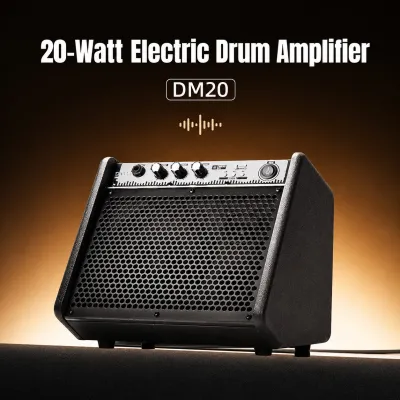 🔥 BEST SELLER SG STOCK 🔥 COOLMUSIC 20W Bluetooth Drum Amplifier Speaker for Electronic Drums Portable Monitor Amp