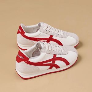 Free Shipping Color-Blocked American Retro Style Versatile Stylish Comfortable And Fashionable Korean-Style Single Shoes Suitable For Casual Wear And Outdoor Activities WomenS Shoes