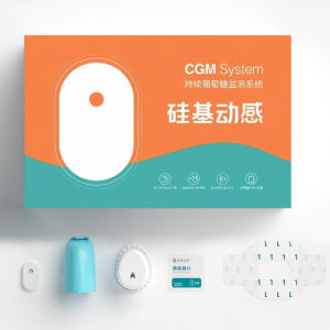 อุปกรณ์วัดระดับน้ำตาลในเลือดอย่างต่อเนื่อง (CGM) -เซ็นเซอร์แบบสวมใส่ได้14วันพร้อมโปรแกรมสำหรับติดตามแบบเรียลไทม์ไม่จำเป็นต้องใช้ตีนกบกันซึมกันน้ำและไม่แพ้ง่าย