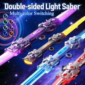 Colorful Light Saber Retractable Sword with USB Charging & Sound Light Effects Toy for Boys Gifts