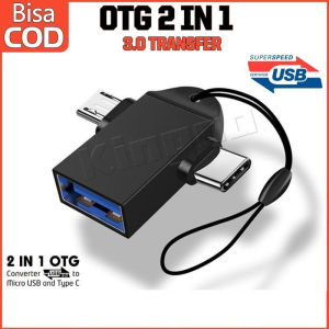 OTG Converter USB 3.0 2 in 1 Micro USB Type C OTG Cable Adapter