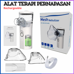 KING Alat Terapi Pernapasan Asma Uap Sesak Nafas Infeksi Paru portable yang di cas baterai / Alat bantu pernapasan sesak nafas asma uap oksigen mini charger